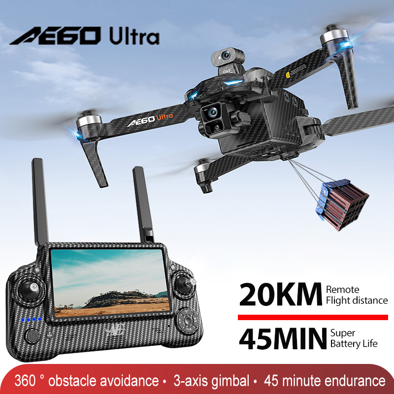 Drone Gimbal - AE60 GPS Drone professionnel 8K caméra