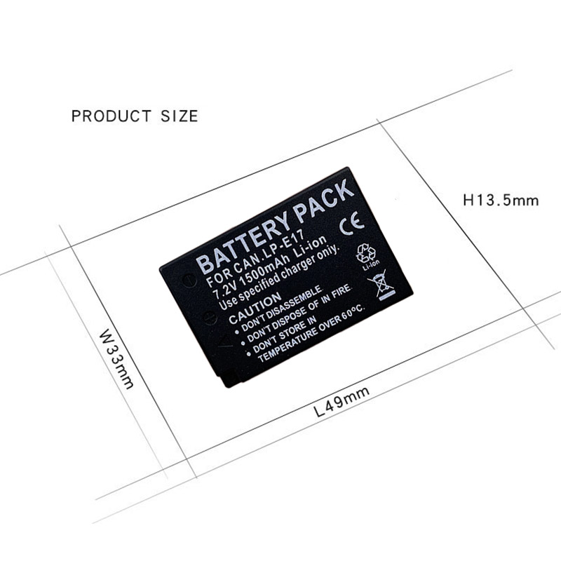 Batmax LP-E17 LPE17 LP E17 bat - Canon Camera Eos R8 avis et prix