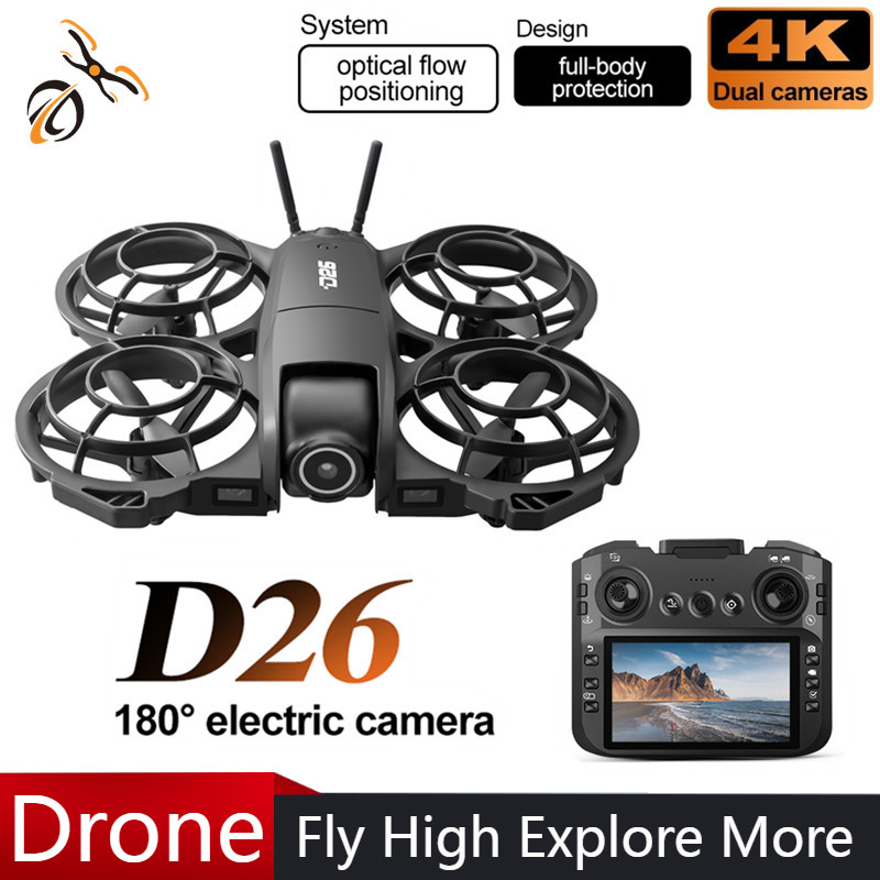 Drone D26 4K Aérien HD 180 °   - Drone Gimbal avis et prix
